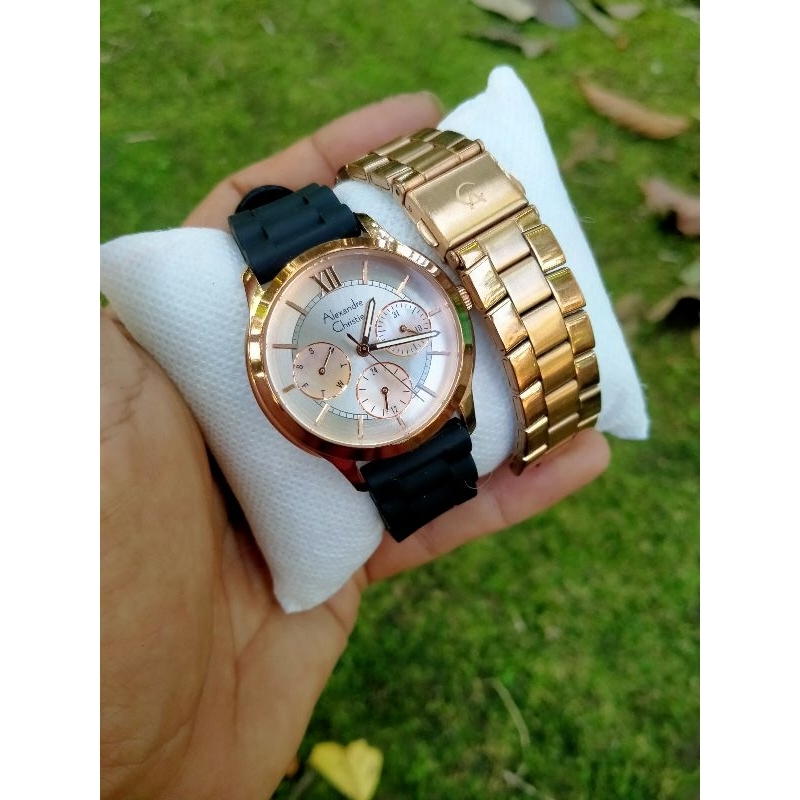 jam tangan AC cewek second original 2815BF
