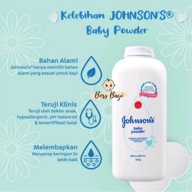 JOHNSONS Baby Powder / Bedak Tabur Bayi