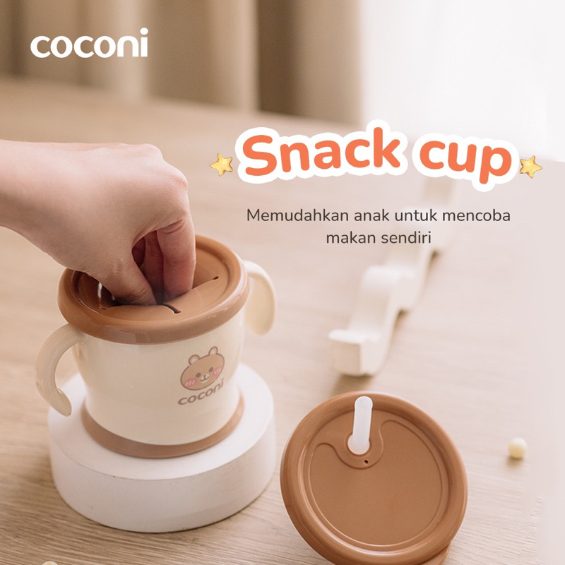 Coconi Early-Age Straw Training Mug 6+ / Gelas Minum Training Bayi