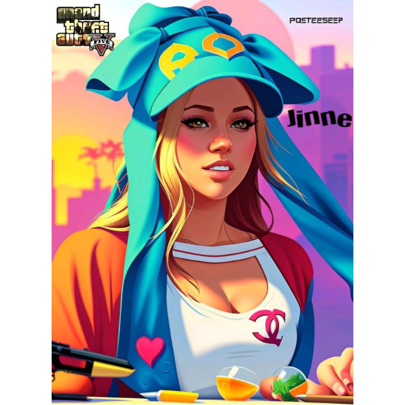 FOTO JADI ILUSTRASI ANIME/illustrasi style GTA 5 /vektor game GTA v/vektor background anime GTA 5/ve