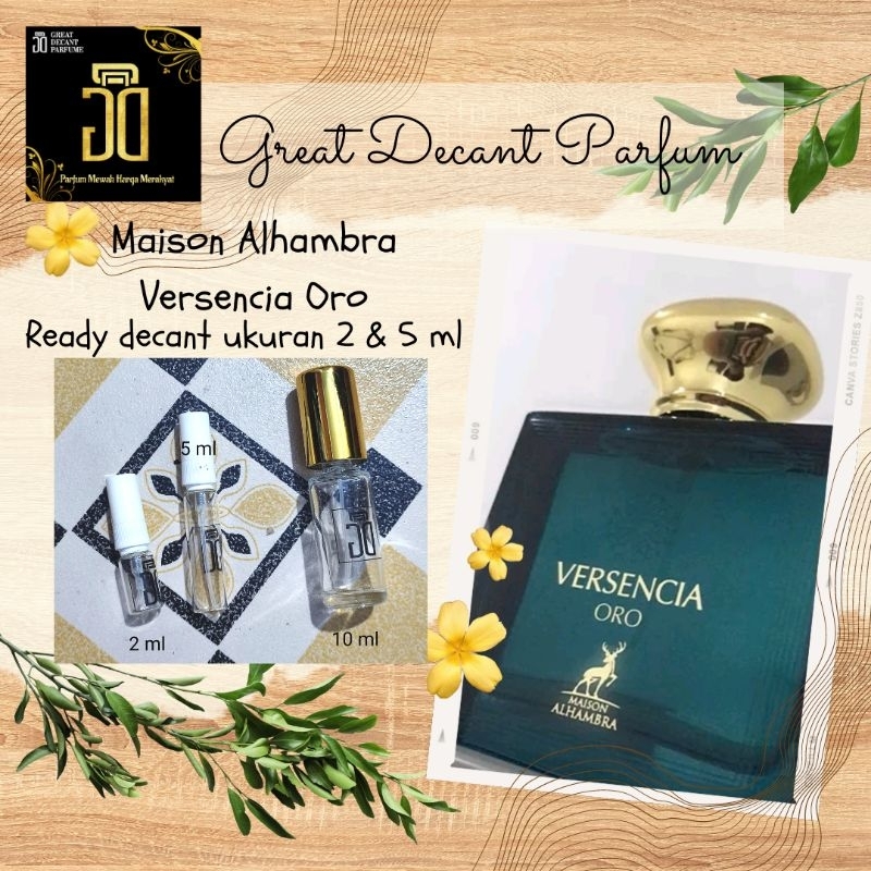Versencia Oro Parfum Decant