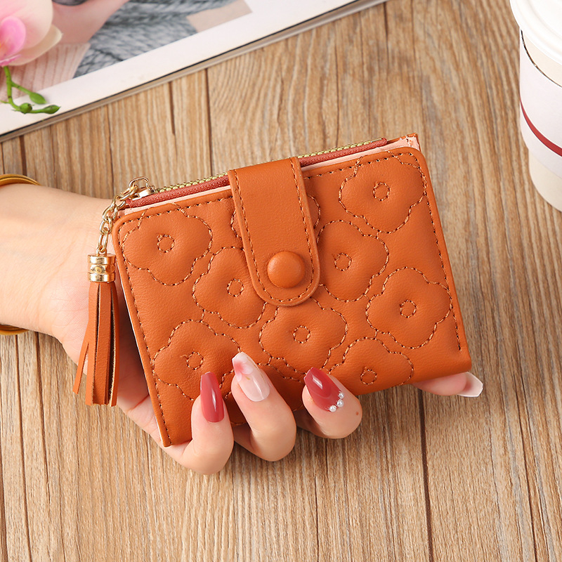 ♥DPS829♥Fashion Korea Dompet Wanita Kecil Dompet Kulit Lipat Dompet Wanita Mini Dompet Wanita Lucu  2060