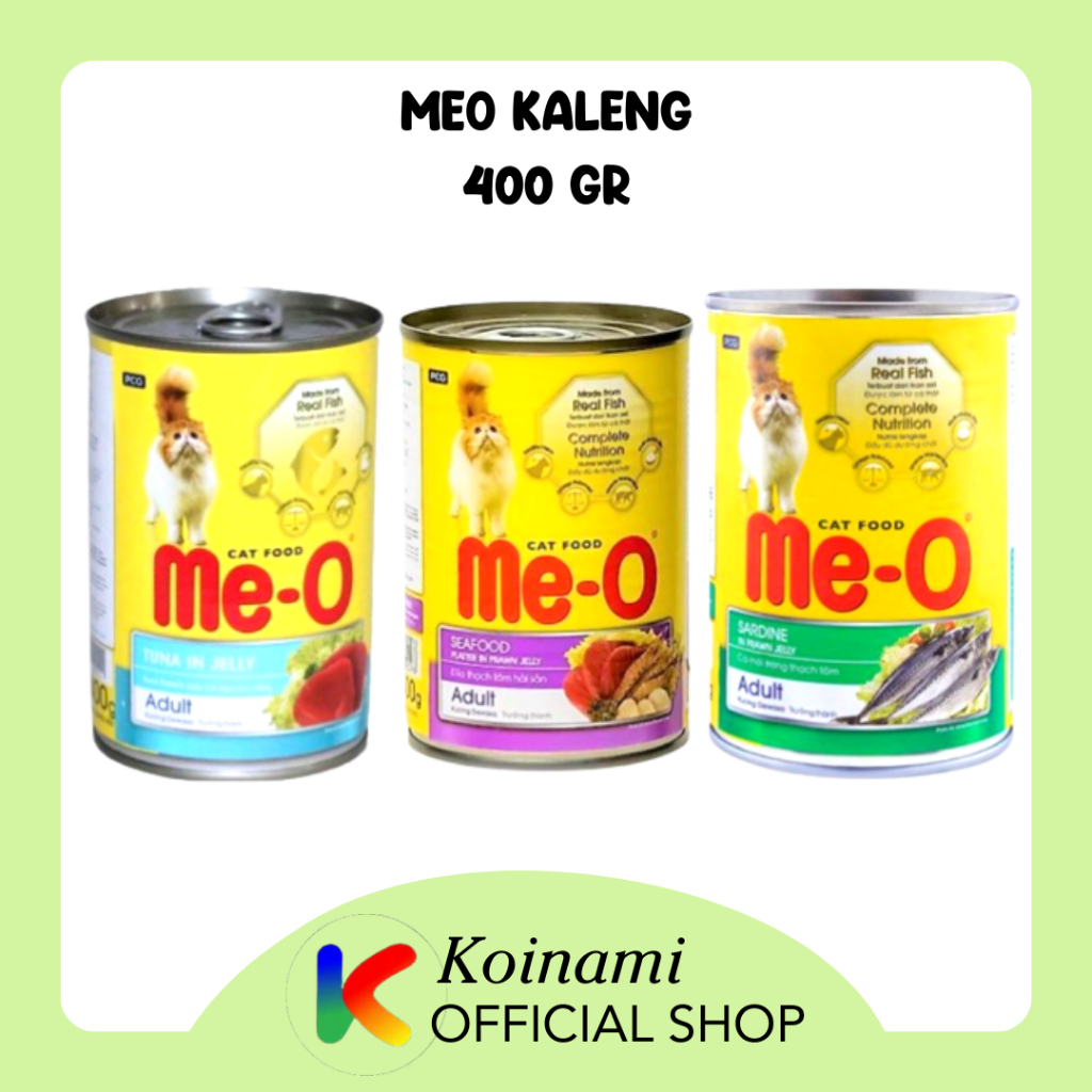 MEO KALENG TUNA / MEO KALENG SEAFOOD / MEO KALENG SARDINE / makanan kucing basah