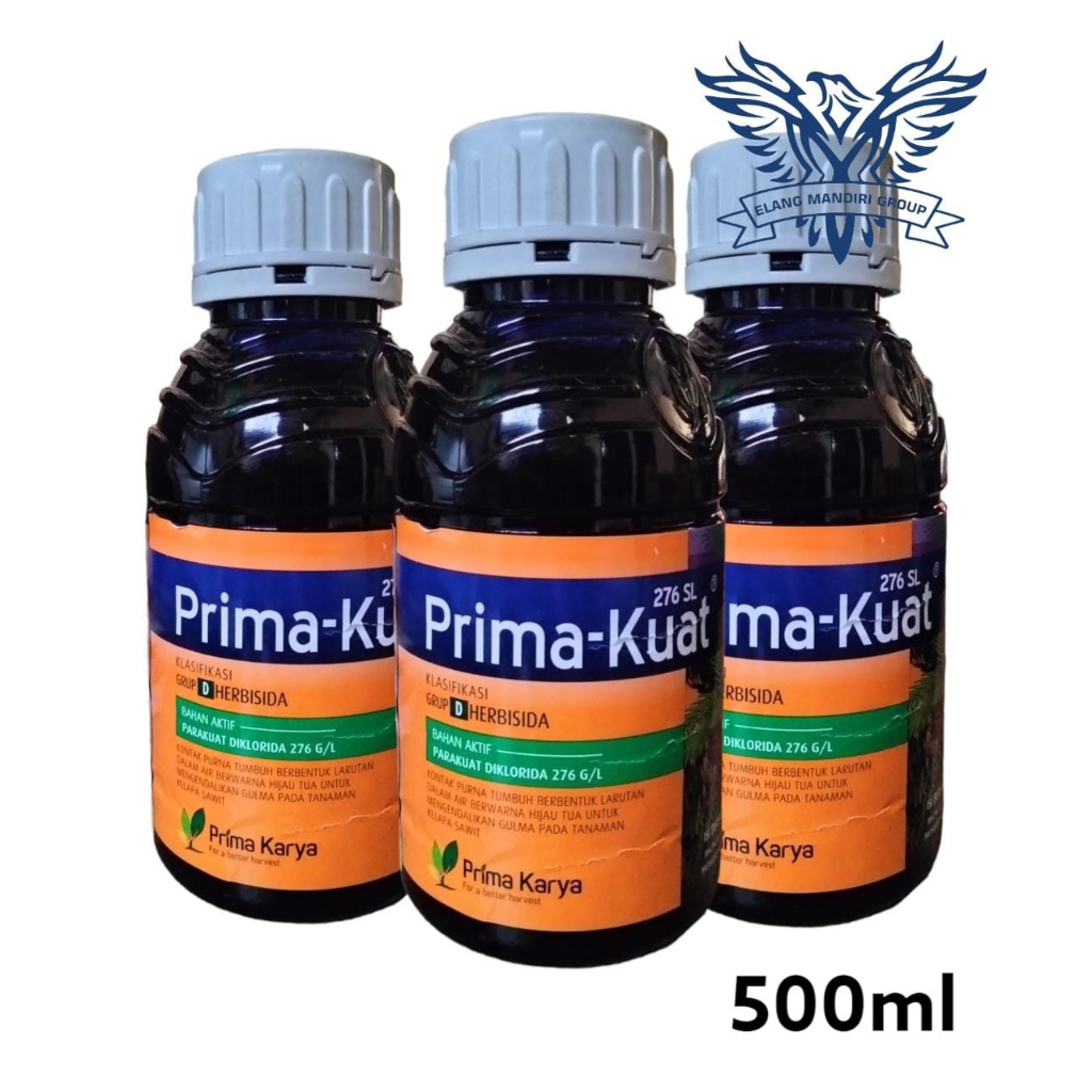 PRIMA KUAT 276 SL 500 ml Herbisida Parakuat Diklorida 276 g/l Pembasmi rumput reaksi cepat, gramoxon