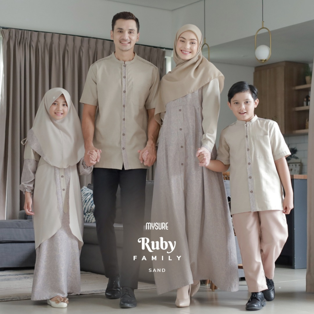 Ruby Gamis Koko Anak Kids Set Family Sand Atasan Mysure