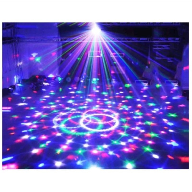 Crystal Magic Ball Disco Led 20W - Lampu Disco Led Warna Warni Untuk Pesta