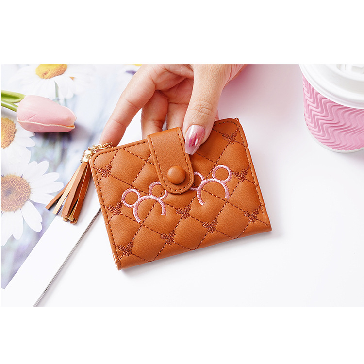 ♥DPS829♥Dompet Wanita Baru 2023 Mode Korea Dompet Wanita Kecil Import Dompet Kulit Wanita Kecil Yang Cantik Ideal Untuk Pesta Ulang Tahun Dan Ansambel Sehari-Hari 2058