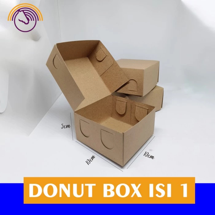 

Box Donat - Box Kue - Box Brownies - Donut Box - Kotak Dus Donat - Isi 1 Kraft