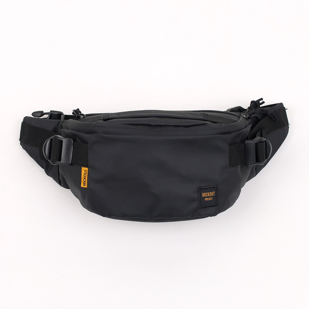 Tas Selempang Slempang Waistbag Pinggang Pria Cowok Distro Anti Air Waterproof Kecil Original R10