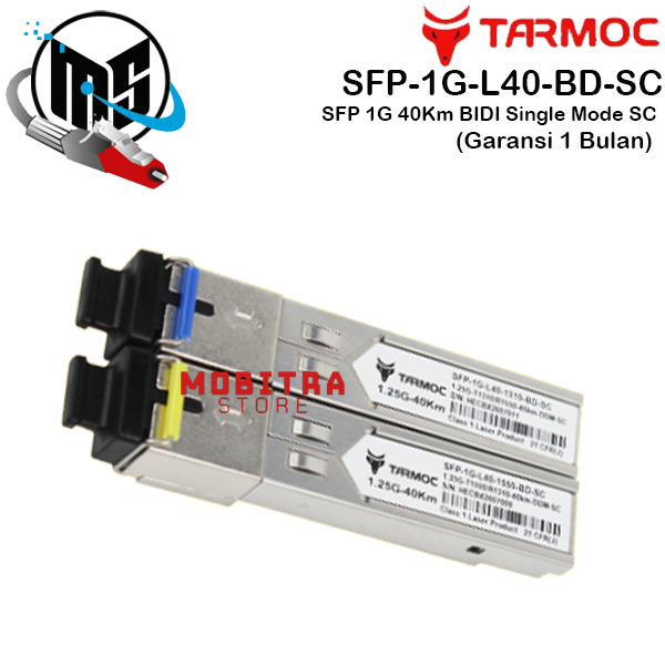 SFP 1G BIDI 40KM l Singlemode SC Mikrobits, Mikrotik, Cisco Compatible