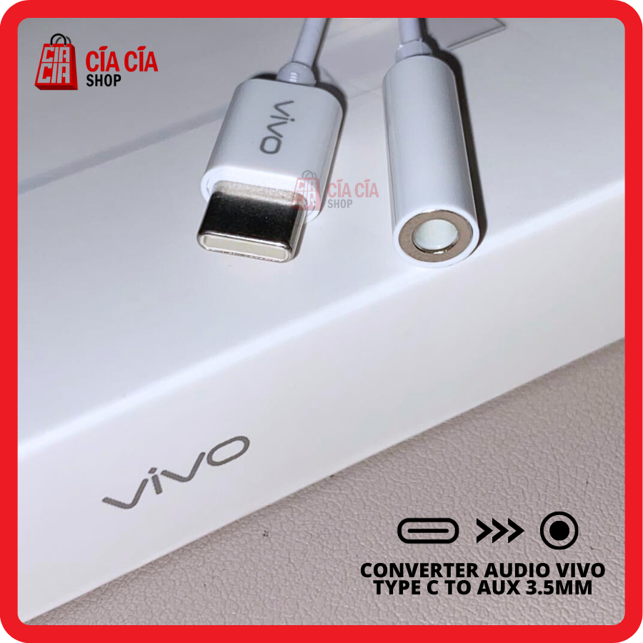 Converter Vivo Type C To Jack 3.5mm Converter Audio USB C To Aux 3.5mm Cable Converter Audio VIVO