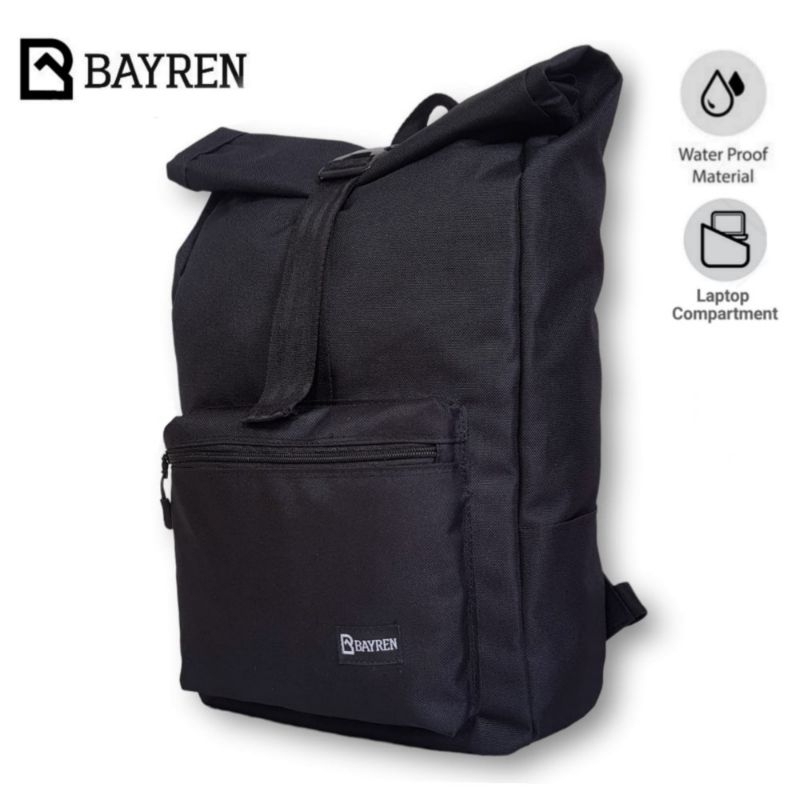 BYR 04 Tas Ransel Bayren Distro Backpack Laptop Pria Wanita