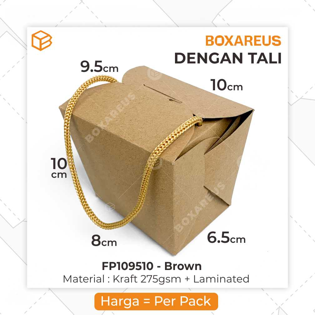 Box, Dus, Kemasan, Packaging, Food Pail - FP109510 DENGAN TALI (50pc)