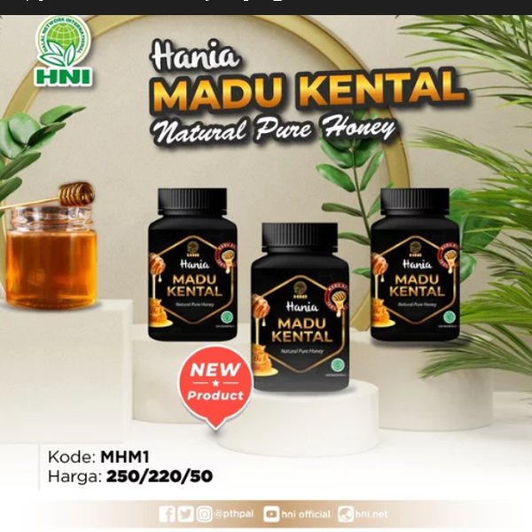 

Madu Kental HNI HPAI isi 250 gr Madu murni 100%