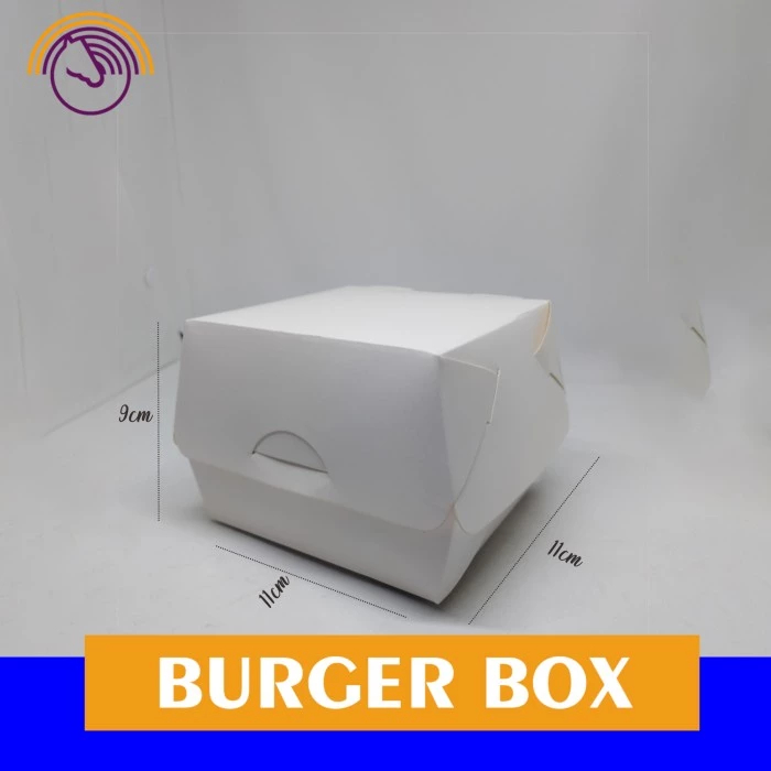 

Paper Box - Kemasan - Burger - Hamburger - Bento - Kue - Kentang - L