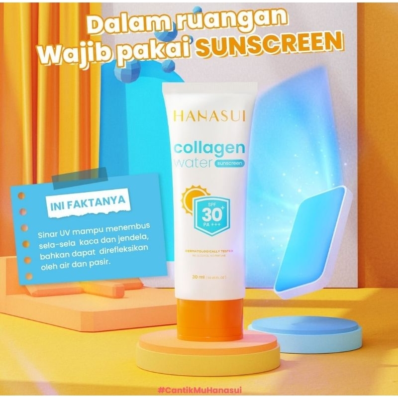 Hanasui collagen water sunscreen spf 50pa++++ | Spf 30 PA+++ | Hanasui Sunscreen