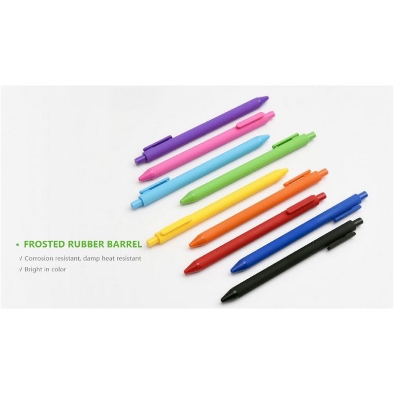 

Kaco PURE Candy Gel Pen Pena Pulpen Bolpoin 0.5mm 10PCS - K1015 (Colorful Ink) - Mix Color