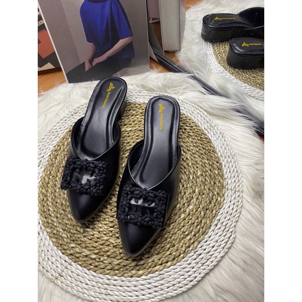 Sandal Wanita Heels Briana Mules Hak Tahu MT 17