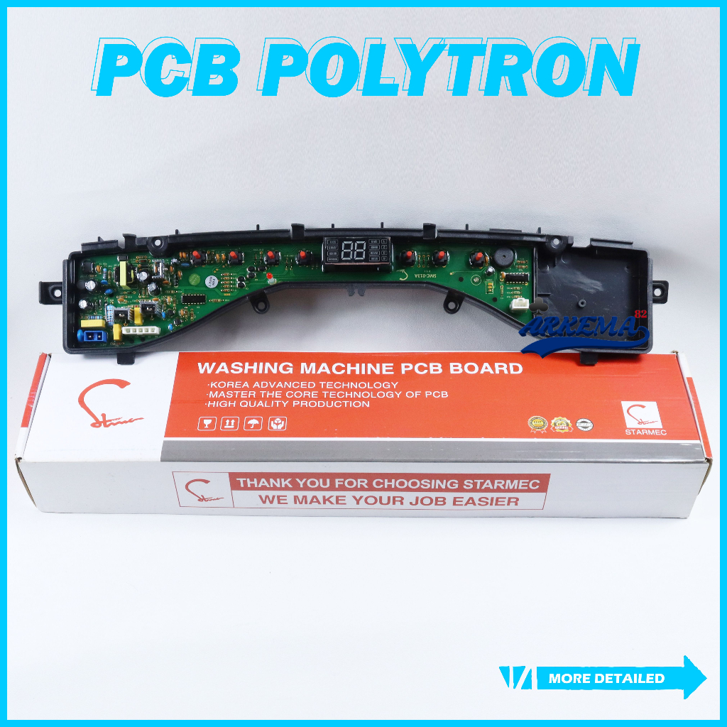 PCB MESIN CUCI POLYTRON | MODUL MESIN CUCI TIPE PAW 517 1 TABUNG - Arkema