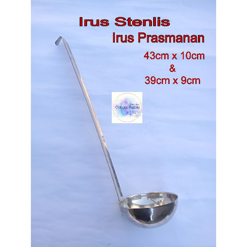 Irus Centong Kuah Bakso Stainless Steel | Irus Prasmanan Stainless