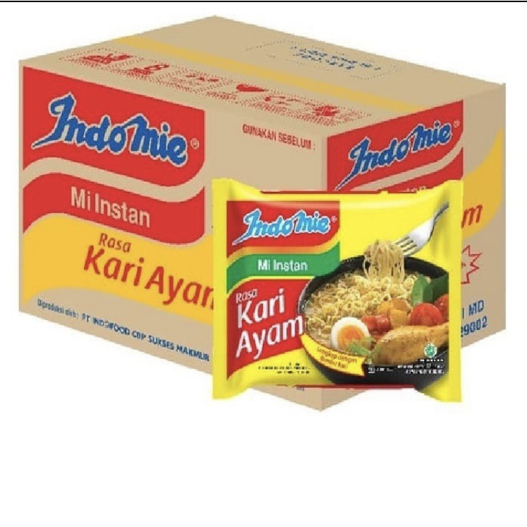 

Indomie kari ayam 1 dus