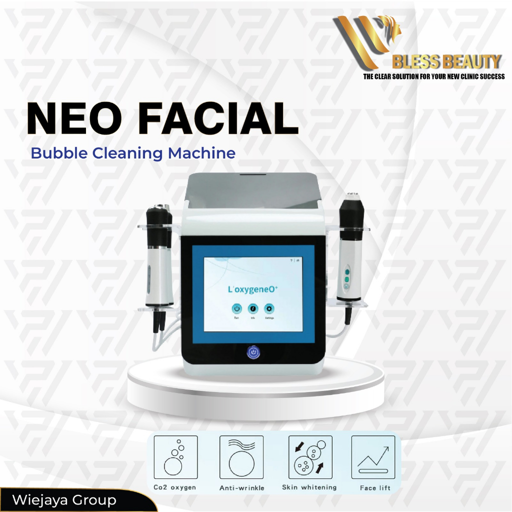 Alat Kecantikan Neo Facial 3in1 Vakum Dermabrasi RF Ultrasound Sterilizer UV