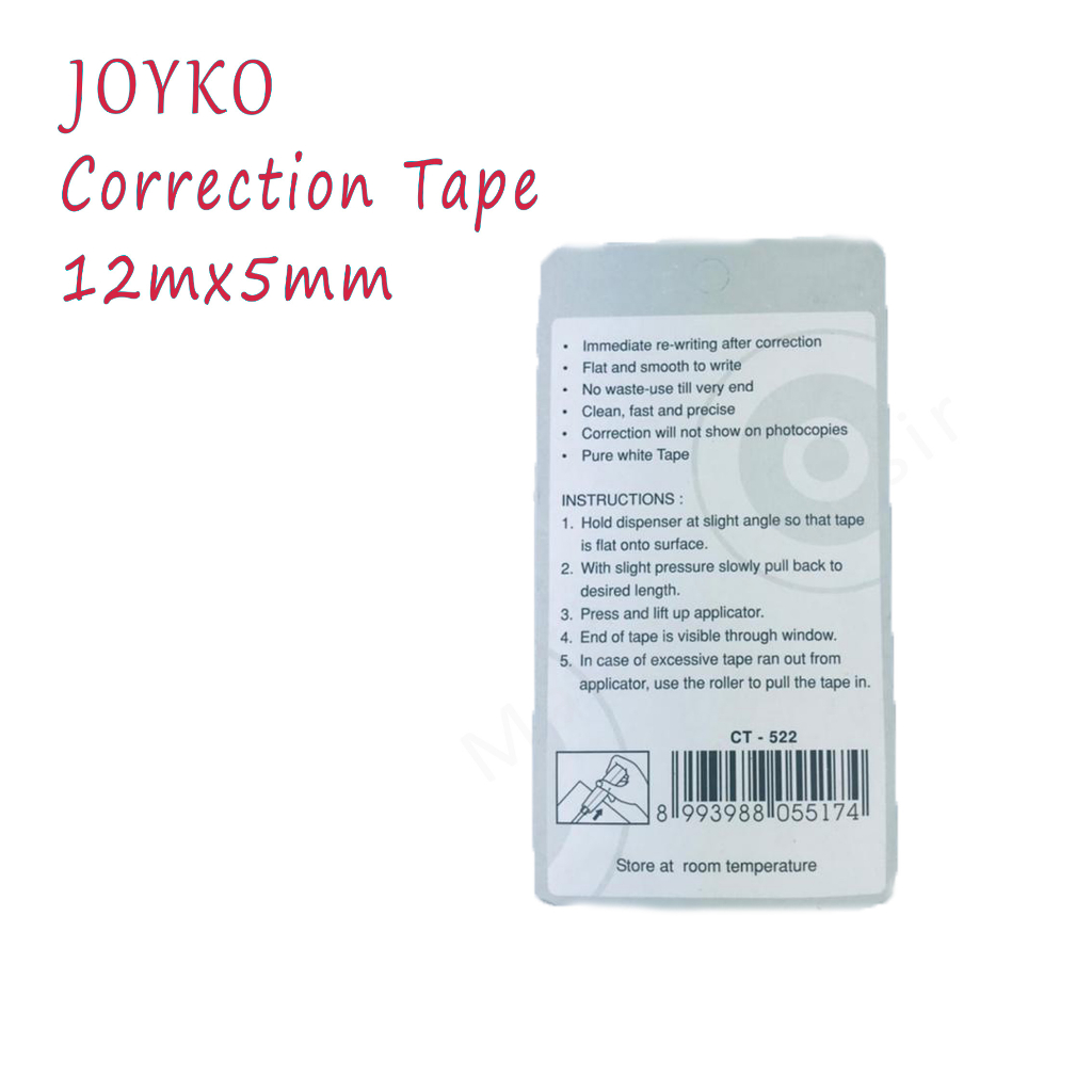 Correction Tape * Joyko * Tip-Ex Kertas * CT-522