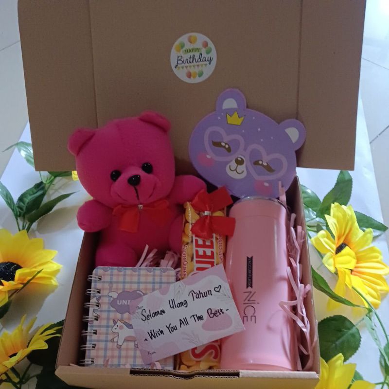 Kado/Hampres/Gift Box Valentine, Ulang Tahun, Anniversary, dll free custom ucapan