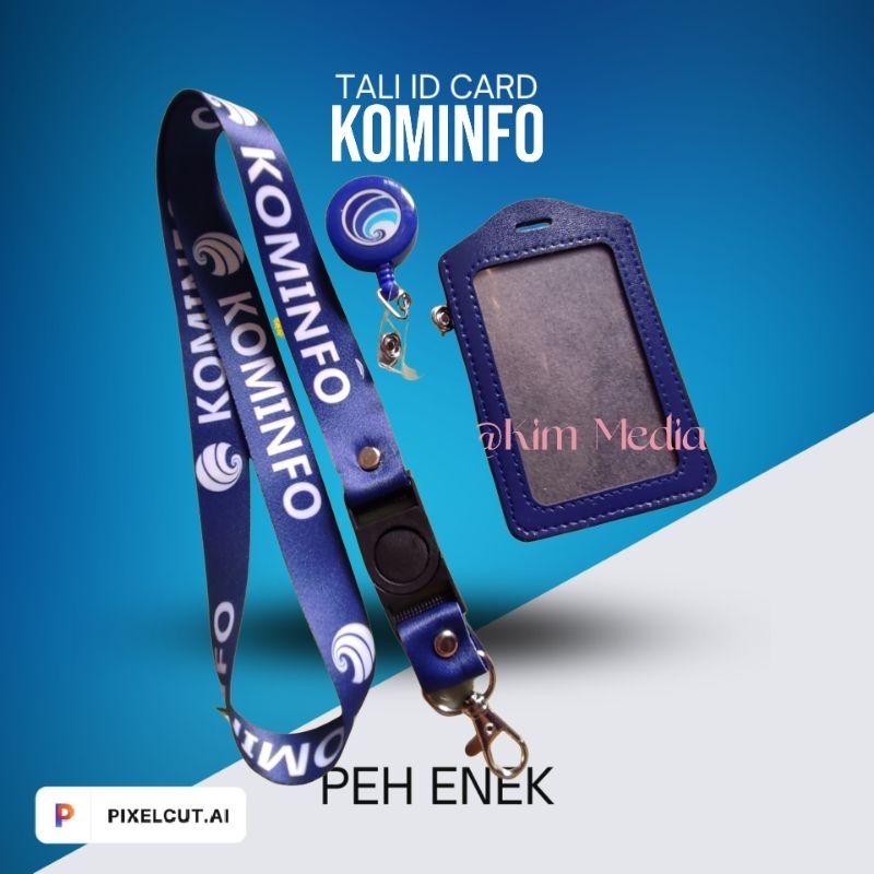 

TALI ID CARD KOMINFO / LANYARD ID KOMINFO PRINTING