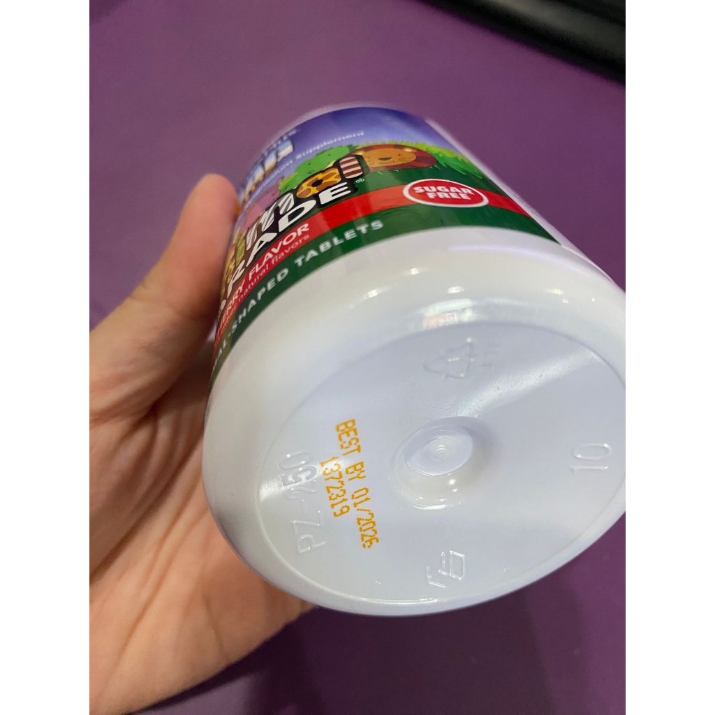 Nature's Plus Animal Parade MagKidz Magnesium Anak Rasa Cheri 90tablet