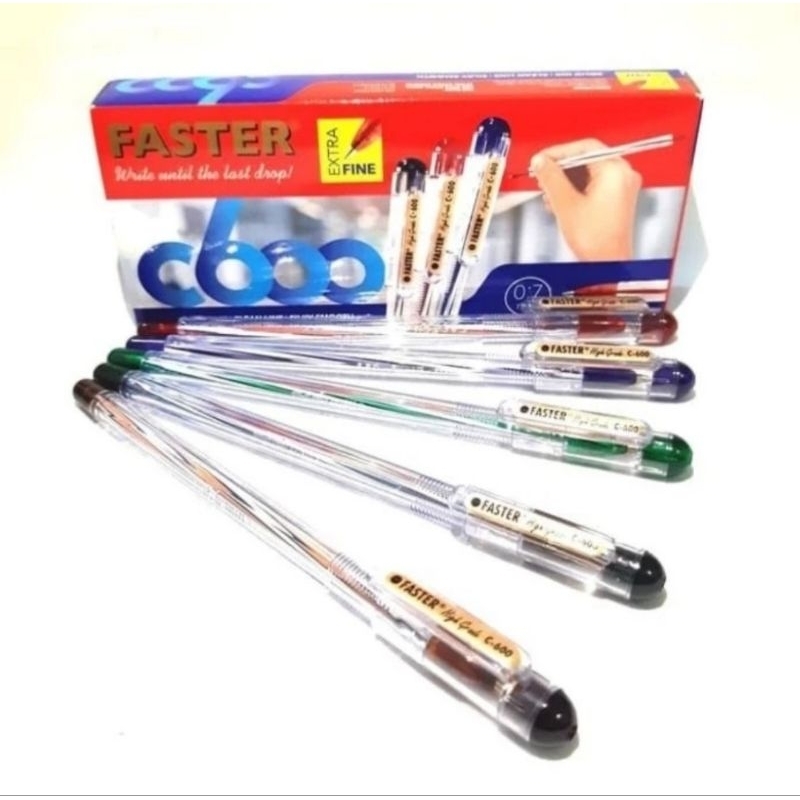 

PULPEN FASTER C600 BUKA TUTUP, PEN FASTER C600 1pcs