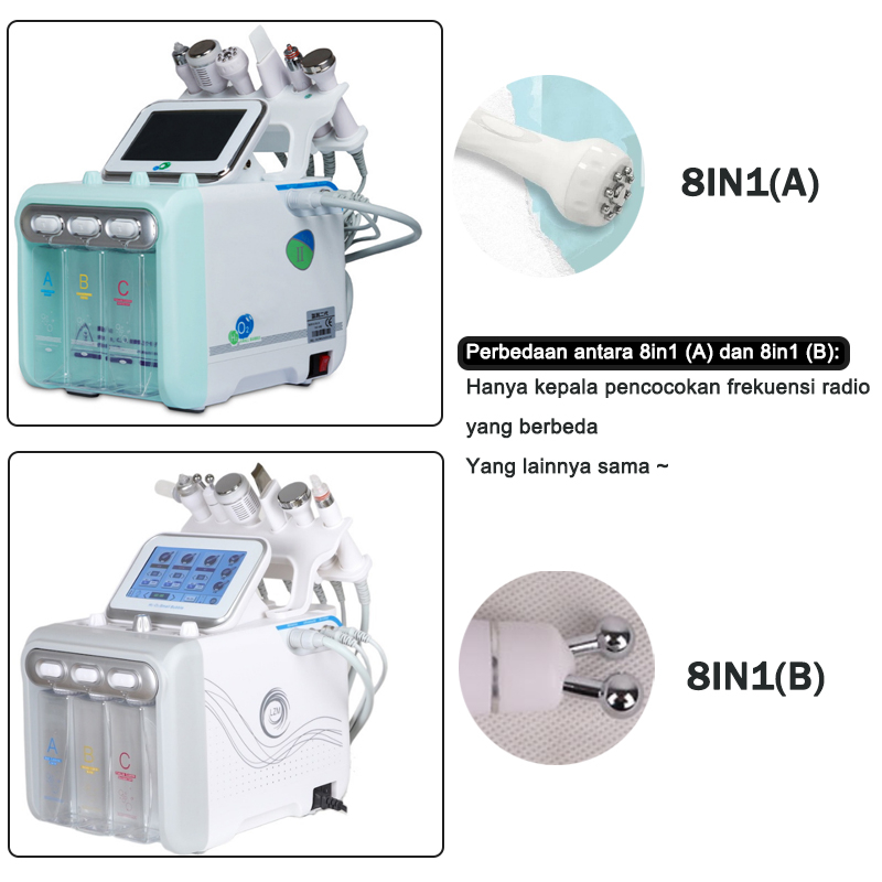 ⭐ORI Garansi/COD⭐Alat Hydra Peel 8in1 Profesional Penggunaan Mesin ALAT Hydrapeel Facial Hydrogen Aqua Peel Hydrogen Oxygen Dermabrasion ultrasound detox rf setrika dingin[100%ORI]