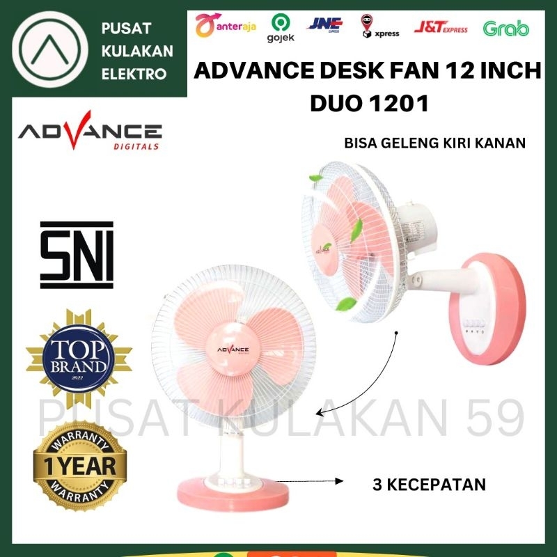 Kipas Angin Meja Advance 12 inch Duo DF-1201