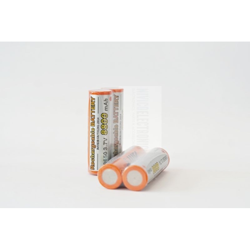 Baterai 18650 AMT 3.7V 8800 MAH RECHARGEABLE