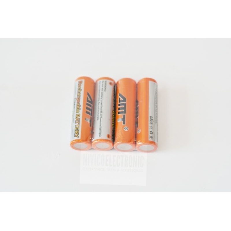 Baterai 18650 AMT 3.7V 8800 MAH RECHARGEABLE