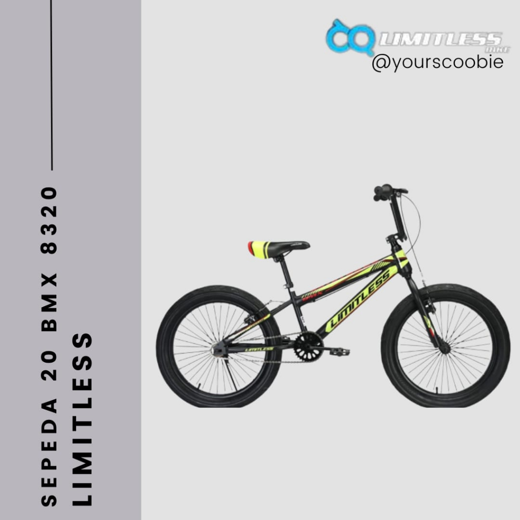 Sepeda 20 Bmx 8320 Limitless Sepeda Anak Cowo BMX Sepeda Anak Murah