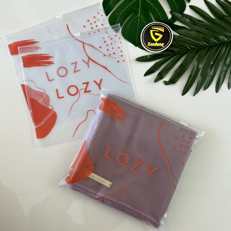 Ziplock Pouch Make Up Kosmetik Foundation Skincare Blush On Eyeshadow Eyeliner Lipstick PVC Premium