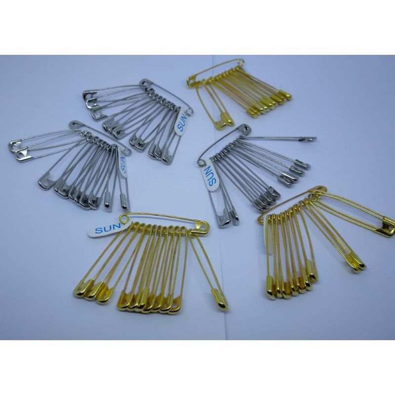 Peniti swan - 1 set isi 12 peniti