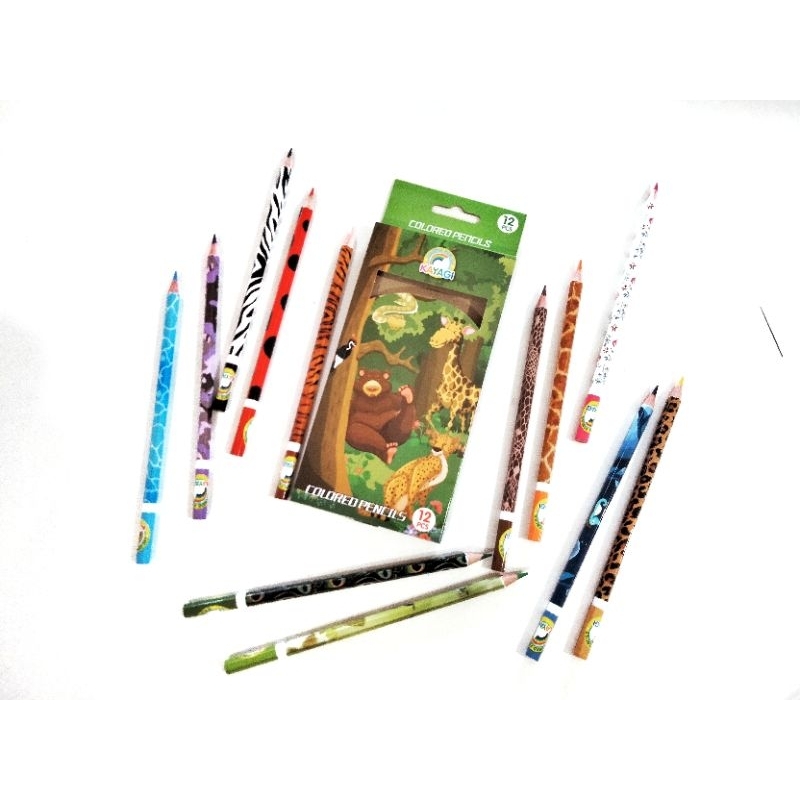 

PENSIL WARNA MOTIF BINATANG 12PCS (KAYAGI)