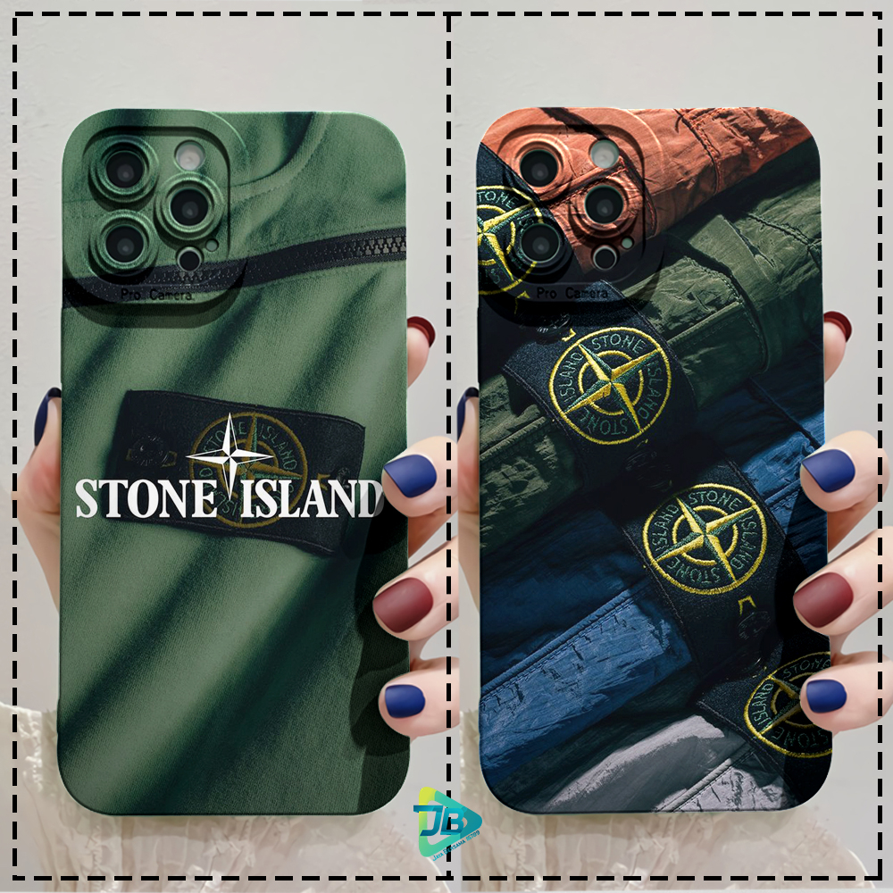 CUSTOM CASE SOFTCASE SILIKON PROCAMERA STONE ISLAND CUSTOM IPHONE 6 6S 7 7+ 8 8+ X XS MAX 11 12 13 14 PRO MAX JB8973