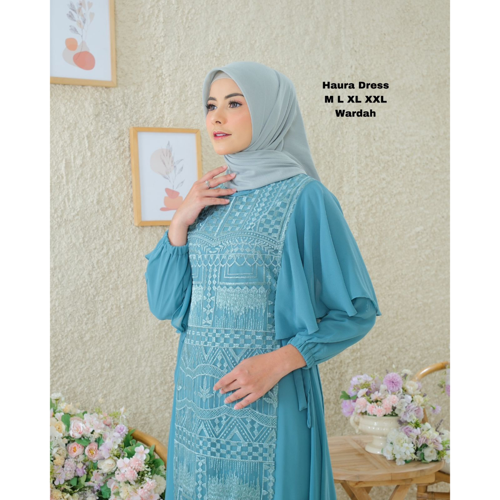 Dress Muslim Gamis wanita - Haura Dress YL