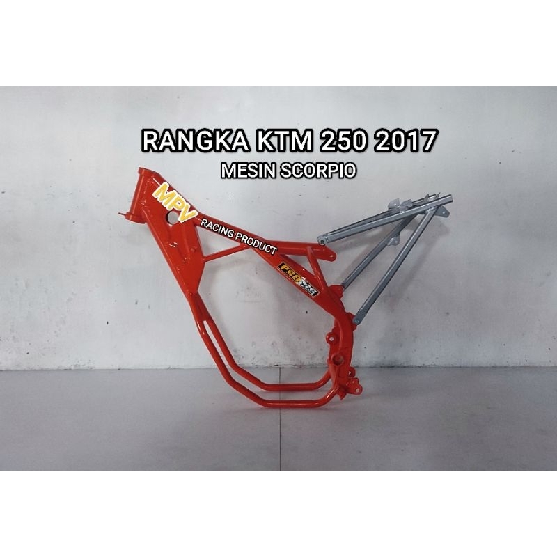 Rangka KTM mesin scorpio, Rangka KTM 250 2017, Rangka KTM 250 2020, enduro acerbis