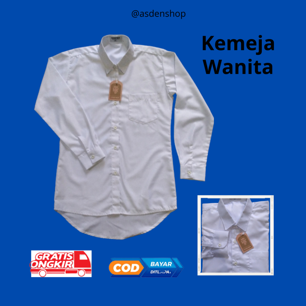 Model Baju Kemeja Atasan Wanita Putih Polos Lengan Panjang Terbaru 2023 yang Kekinian dan Nyaman