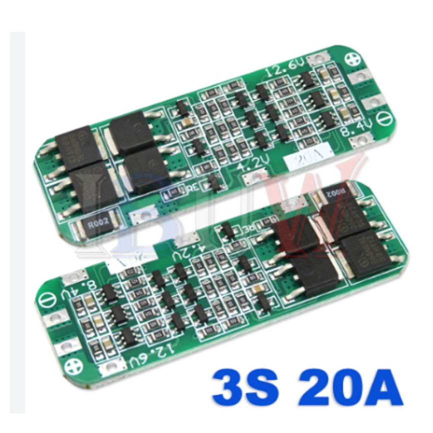 20A BMS Battery Management Proteksi Baterai Lithium 3s 2s 1s Lipo Ion READY STOCK
