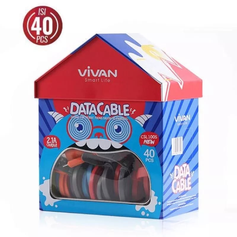 VIVAN RUMAH KABEL DATA MICRO CSM100S/CSL1100S DATA CABLE FOR IPHONE/MICRO