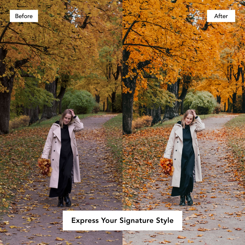 Golden Autumn 20 Mobile &amp; Desktop Presets