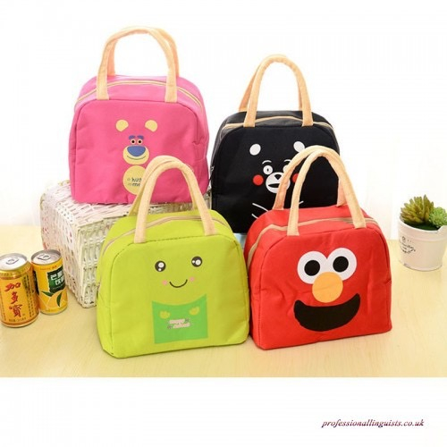 as Bekal Makanan Kartun Karakter / Lunch Cooler Bag Asi / Tas Tahan Panas Piknik / Tote Bag Karakter / Tas Bekal Makan Karakter Lucu