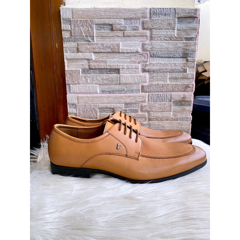 PSPGN.CO | ORIGINAL BRANDED PLAYBOY PH3342LBR IN LIGHT BROWN SEPATU PRIA KULIT OXFORD PANTOFEL TALI 
