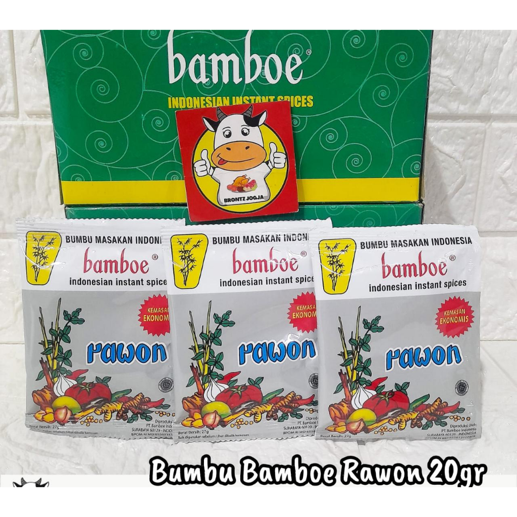 

BAMBOE BUMBU RAWON / BUMBU RENDANG 20GRAM - DISASS JOGJA