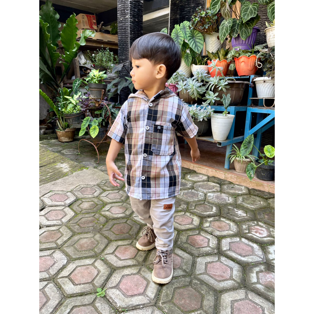 KEMEJA HODIE FLANEL ANAK BAHAN IMPORT USIA 1-6 TAHUN